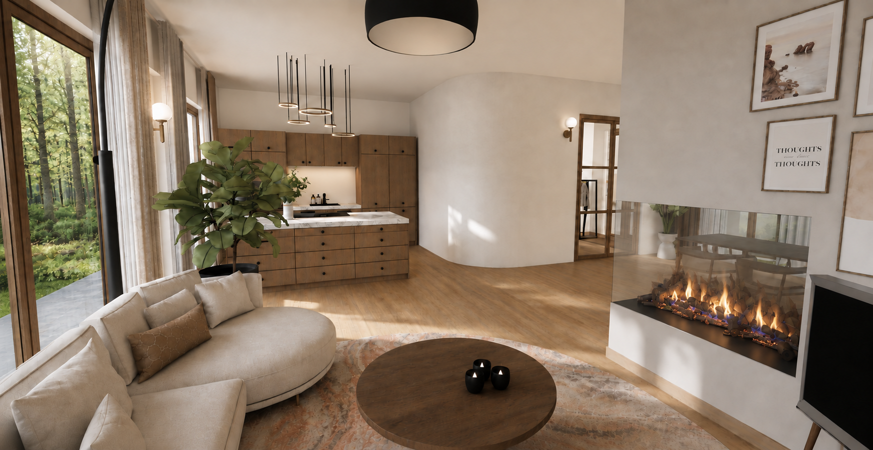 Van een gedateerde bungalow naar een warme, uitnodigende leefruimte met open keuken. – foto 2