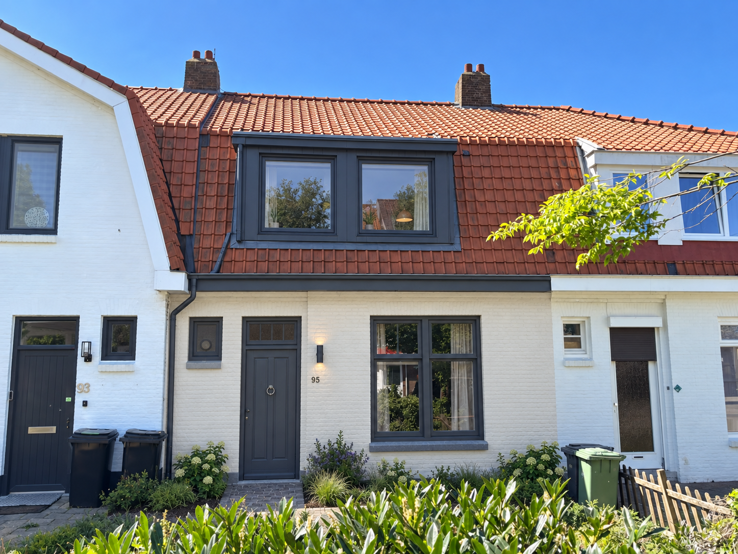 Voorgevel na de woningvisualisatie